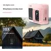 Travel Camera 4K Resolution 64MP Sensors Double Screens 18x Optical Zooming Rechargeable Battery For Adventure Enthusiasts