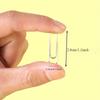 200/300pcs Small Paper Clips - Office and School Essentials - Perfect for Organizing and Holding Together Important Documents
