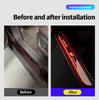 AAANR1 Acrylic USB Power Moving LED Welcome Pedal Car Scuff Plate Pedal Door Sill Pathway Light For Ford Focus ST Line Auto Accessories