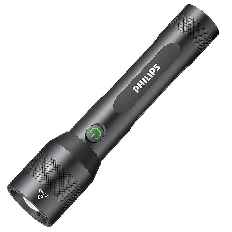 

Philips [Ultra small LED light] Powerful flashlight high brightness 1000 lumens Flashlight Type-C rechargeable Handy light [Zoom adjustment/5 dimming
