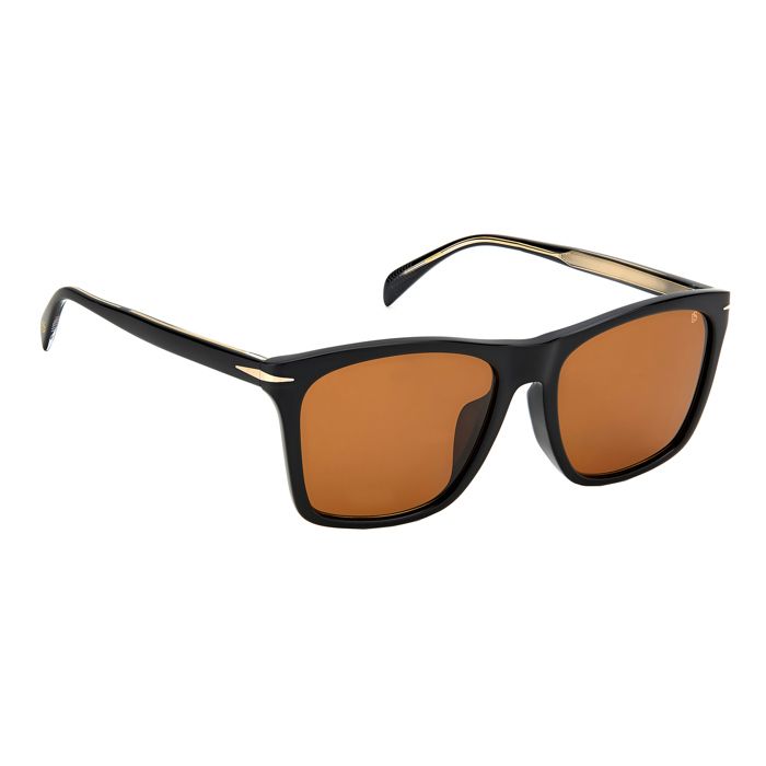 Lunettes de Soleil David Beckham DB 1054/F/S 57/18/145 BLACK/BROWN acétate homme DB 1054/F/S