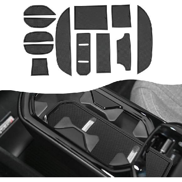 SXCY For 2025 Kicks Door Slot Mats For 2025 2026 Nissan Kicks Accessories 2025 2026 Nissan Kicks Cup Holder Erts Liner Cupholder Console Erts Liner