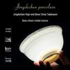 Jingdezhen Hand-Painted Bone China Swan Decor