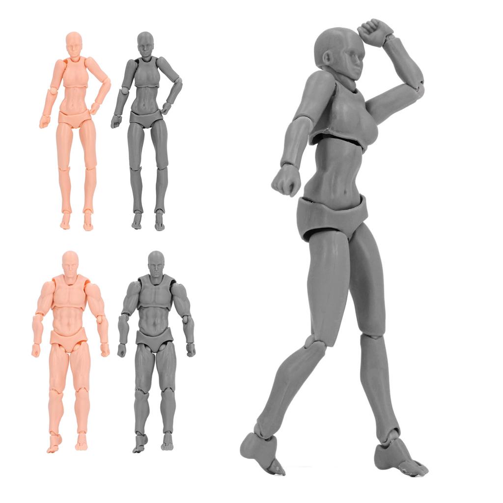 Figure Model PVC Action Figure Drawing Model Movable Joint Pedestal Support Artist Draw Painting Mod