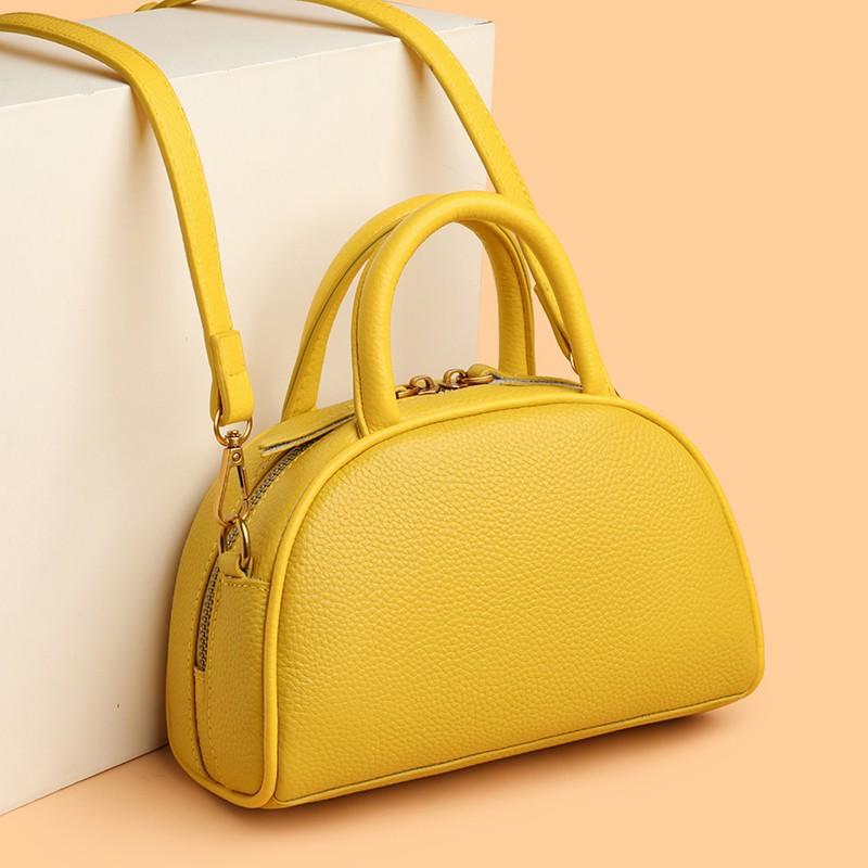 Single-shoulder Crossbody Bag - Fashionable Bowling Bag for Ladies, Suitable for Casual Teenage Girls' Handbag Casually