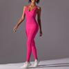Damen Fitness Sets, Damen Yoga Kleidung, Sportbekleidung, Damen Sport Overalls, Dehnbare Fitnesskleidung, Sexy Tanktop Stil Overalls