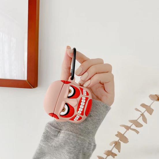 Earphone Case Soft Ultra-thin Comfortable Reusable Flexible Anti-fall Silicone 3D Cartoon Style Wireless Bluetooth-compatible Headphone Protective