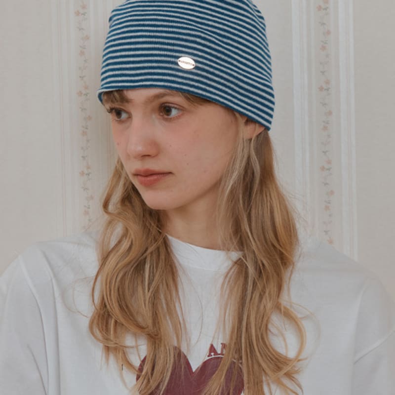 

ШАПКА ANOETIC С ПОЛОСКОЙ И ЛОГОТИПОМ, СИНЯЯ BLUE