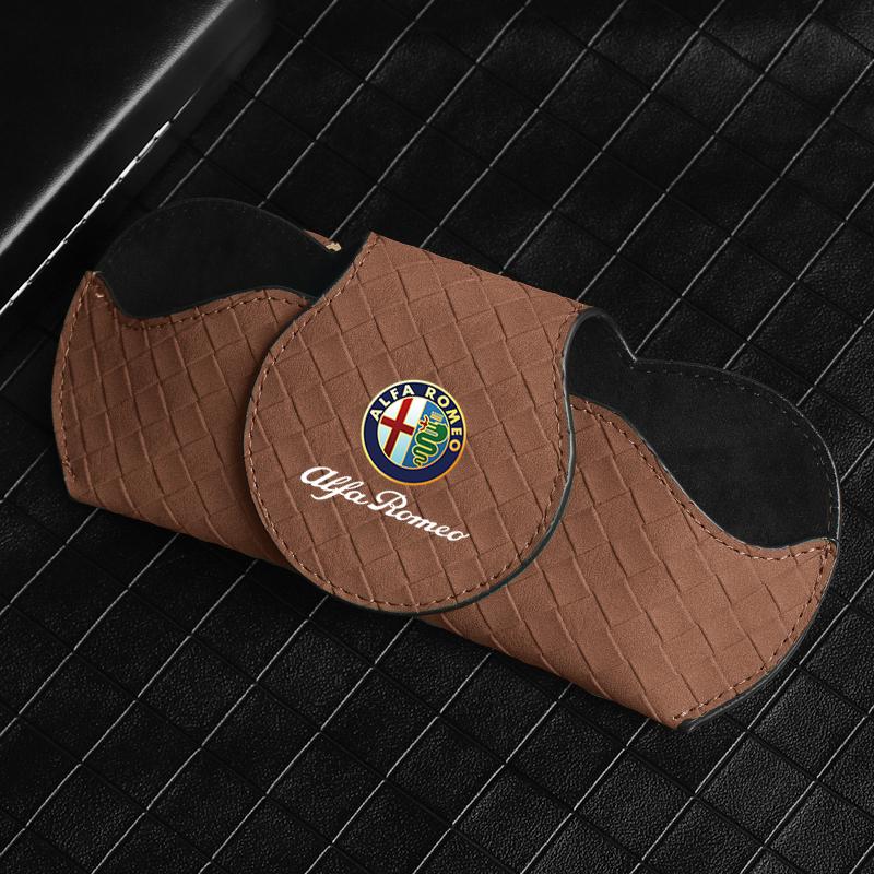 Úložný box na sluneční clonu do auta Klip na sluneční brýle Pro Alfa Romeo 156 159 147 4C 8C 166 Giulia Giulietta Mito Stelvio Spider GT Tonale
