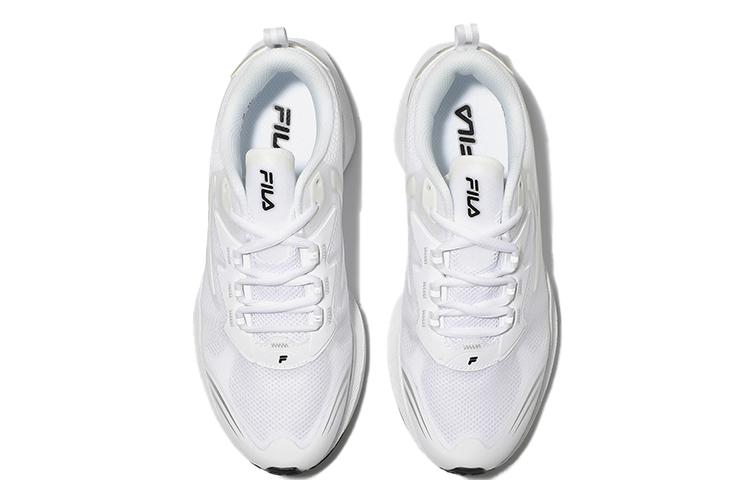 Men's Sneakers FILA Cushioning Abrasion Resistant Breathable Coverage Low top Running Shoes Unisex White Black