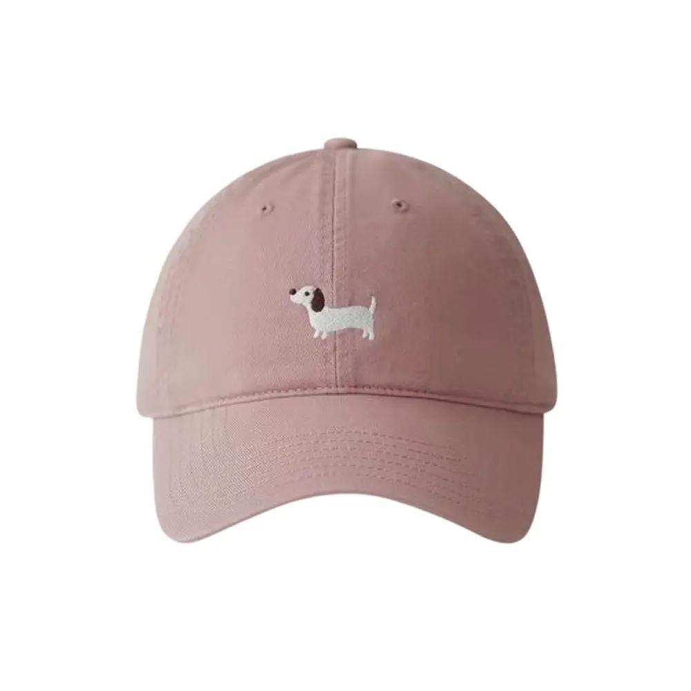 Dachshund Embroidery Casual Baseball Cap Unisex Sunscreen Stylish Outdoor Daily Wear Hat