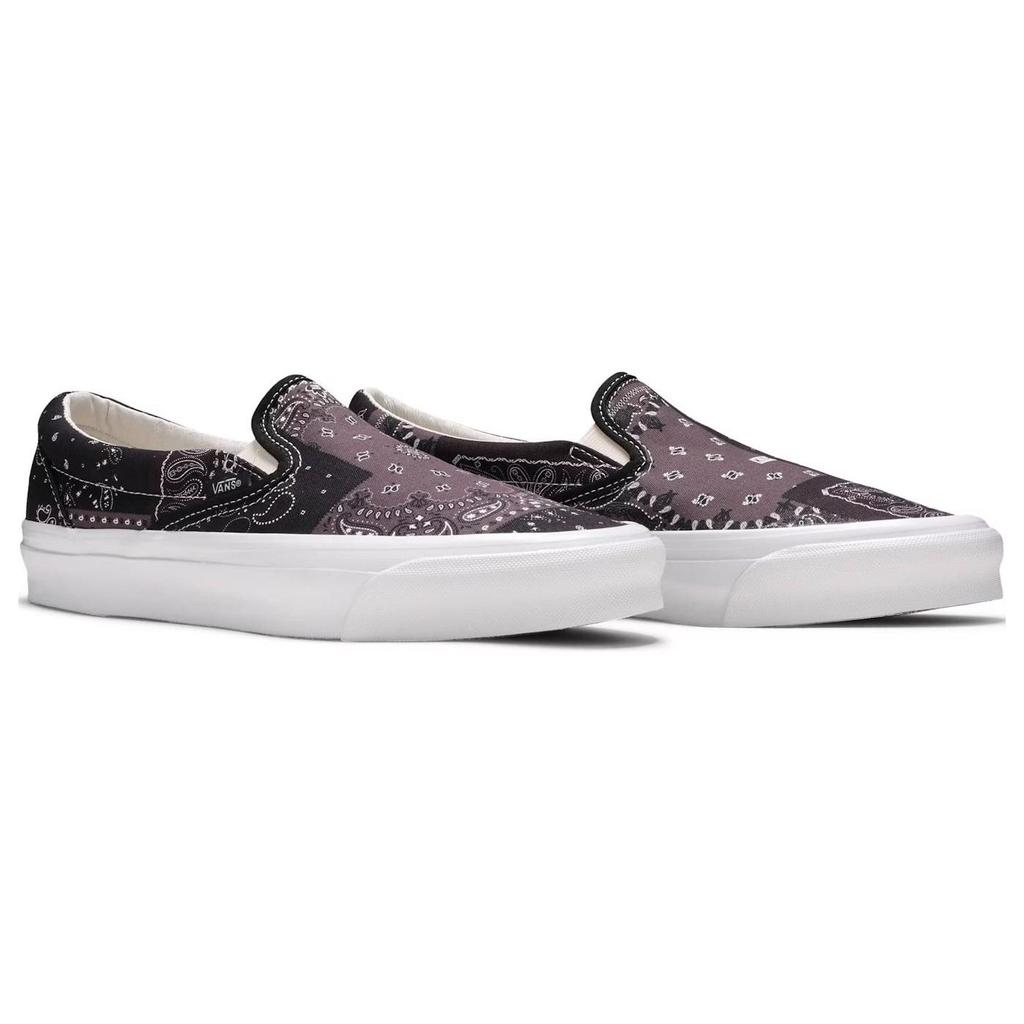Kith x Vans Vault OG Classic Slip-On LX Bandana - Moonless Night Unisex Sneakers Purple VN0A45JK6CH
