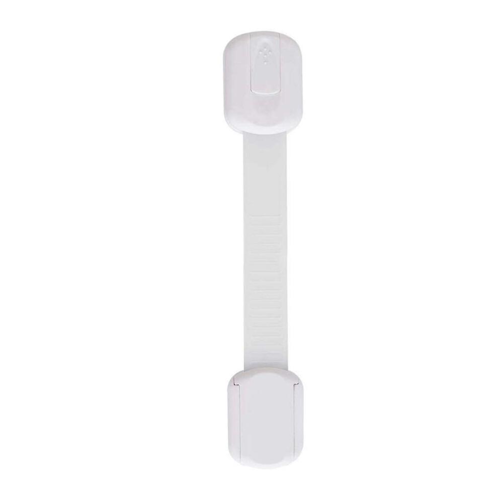 6 Pack Safety Strap Locks for Fridge, Adjustable Child Safety Drawer Latch, No Drilling Required, Easy Installation Less