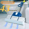 PVA Mop with Thickened Pole - Large Area Water Absorption & Hands-Free Cleaning for Households