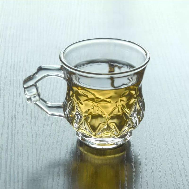 135ml/140ml Luxury Juice Milk Mugs Latte Mocha Coffee Cups Heat-resistant Water Mug Afternoon Tea Cup Vintage Foreign Wine Glass