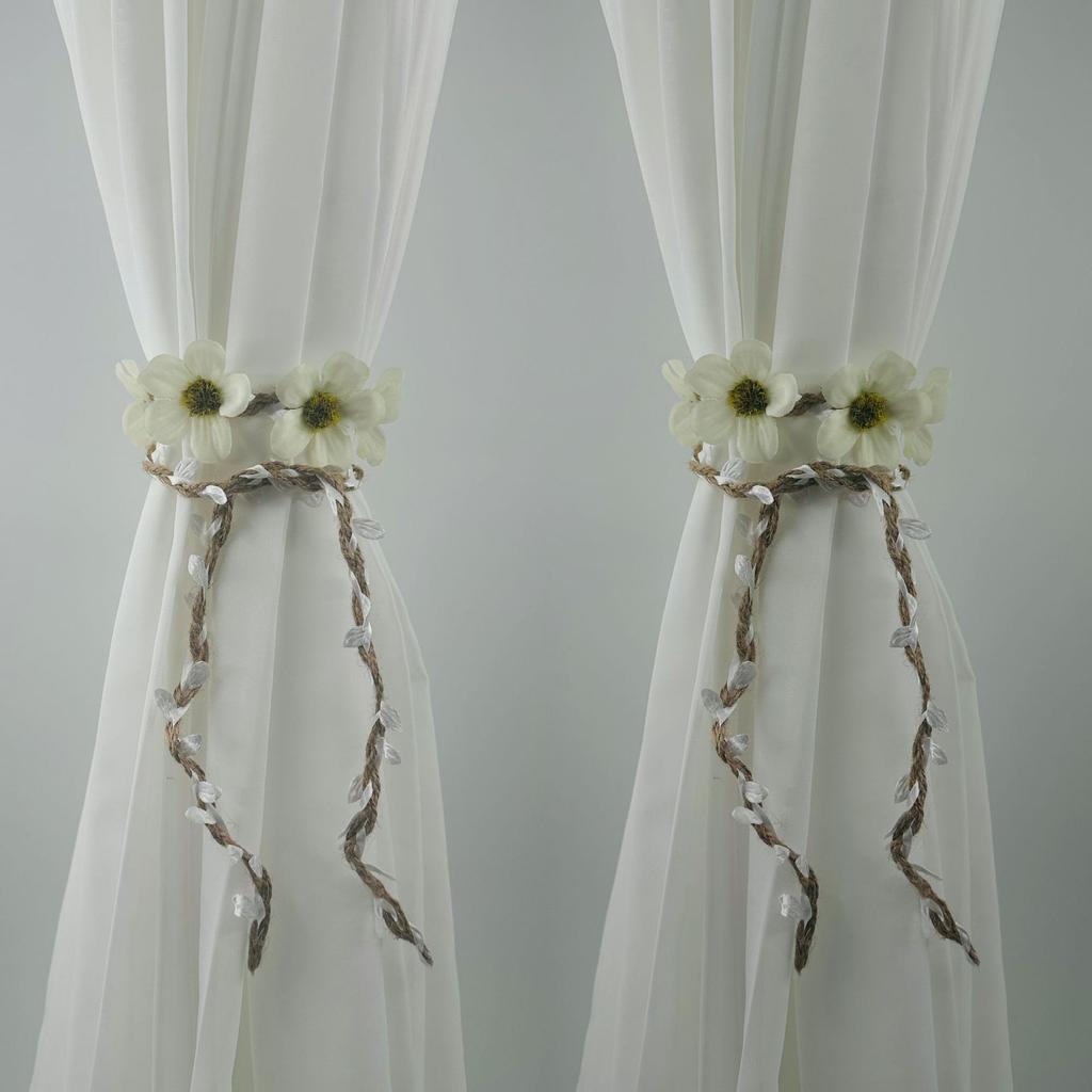 Fresh Wreath Curtain Strap Super Fairy Forest Flower Strap Decorative Strap Plant Vine Curtain Strap