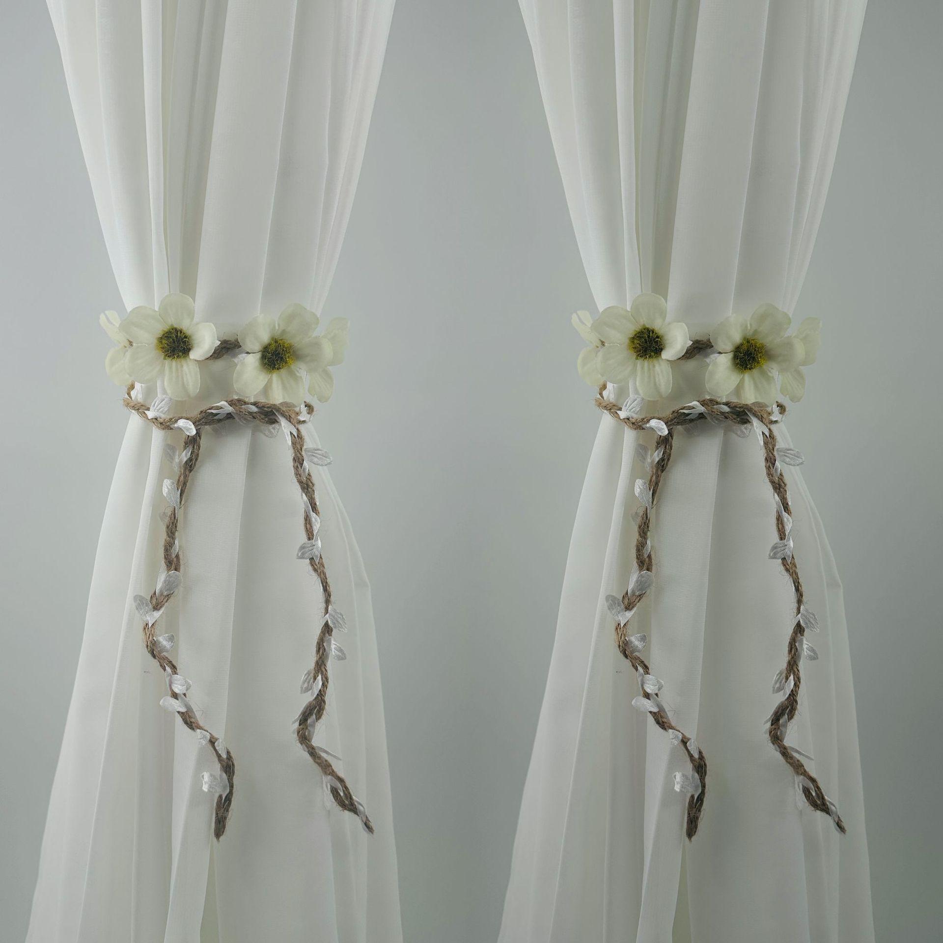 

Свежий венок шторный ремешок Супер фея лесной цветок ремешок декоративный ремешок растение лиана шторный ремешок слоновая кость