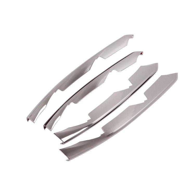 

2017 A4L-ABS Front Fog Light Eyebrow Electroplated 4-Piece Decorative Set Included