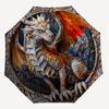 1PC Dragon Puzzle Umbrella-8-Rib Reinforced, Automatic Open, Lightweight & Durable, Cute Fashion Accessory for Outdoor-P53