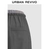 UR Women's Plaid Pleated Drawstring Wide-Leg Pants