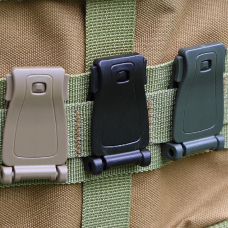 5Pcs Webbing Buckle Connector Fixed Buckle Webbing Clip Accessories Strap Buckle Button Backpack Connecting Buckle Set