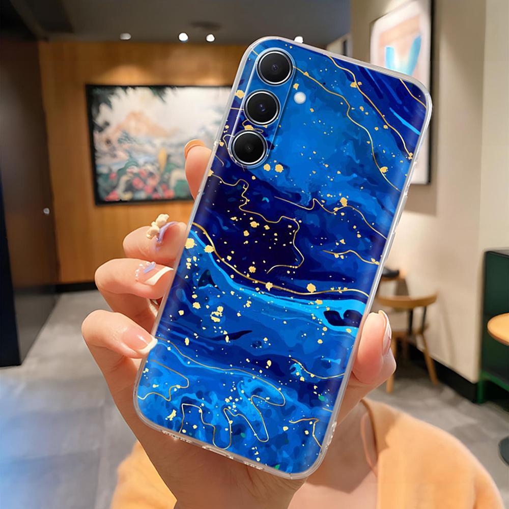 6.7" For Samsung A36 SM-A366E Case Painted Pattern Soft Clear Silicone TPU Cover on For Samsung Galaxy A36 5G A366 Cases Fundas