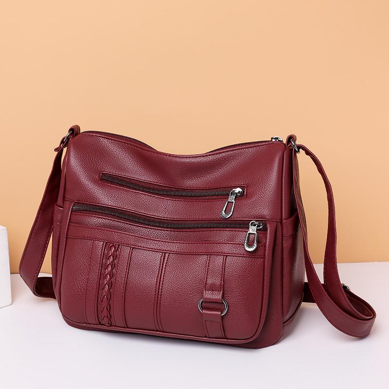 Designer Multi-pocket Crossbody Shoulder Bag For Women 2023 SacHigh Quality Soft Leather Luxury Purses and Handbags Women's Bag