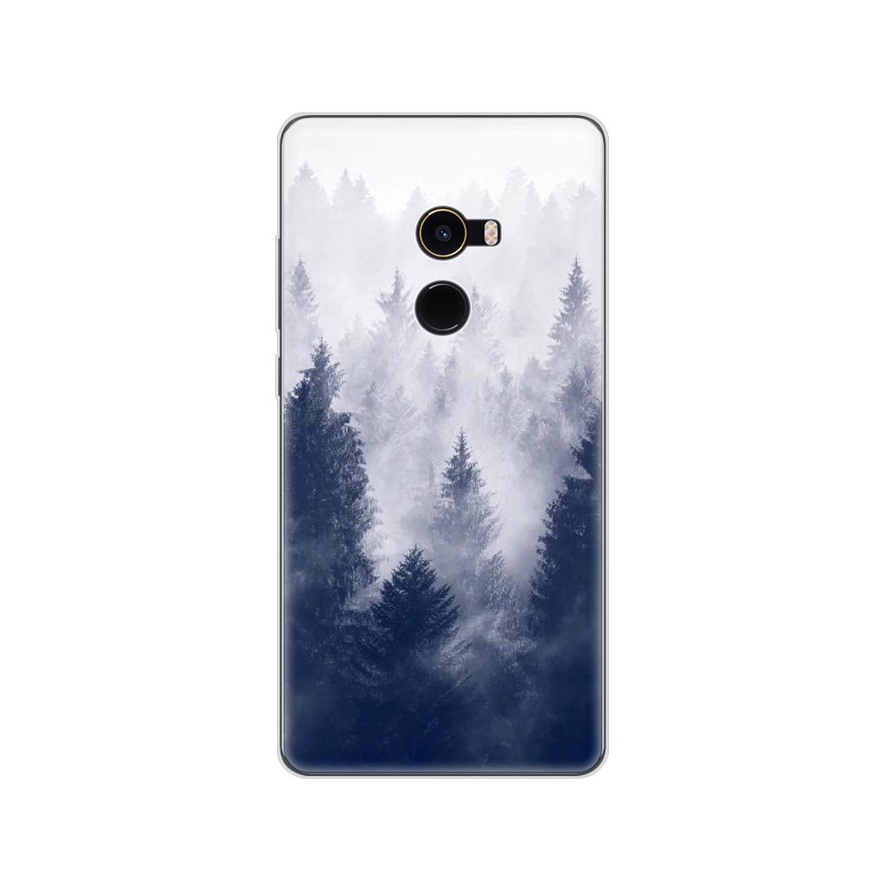Měkké silikonové pouzdro TPU pro Xiaomi Mix 2 pouzdro pro Xiaomi Mi Mix 2 Mix2 zadní kryt 360 plný ochranný transparentní coque