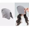 Weiche Schlafhaube Bequeme Baumwoll-Augenmaske Schlafhilfe 2 in 1 Pullover Augenmaske Nachts