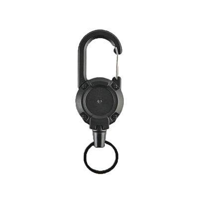 1Pc Wire Rope Sporty Retractable Key Chain Easy-To-Pull Buckle Anti-Lost High Rebound Anti-theft Metal Easy-To-Pull Buckle