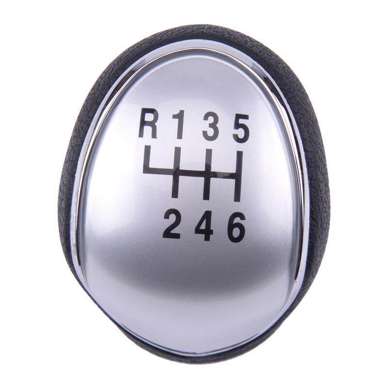 6 Speed Manual Gear Shift Knob Head Ball For Hyundai IX35 2010-2016 Silver 1pcs