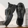 Fashion Classic Mens Casual Shoes PU Leather Lace-Up Oxford Shoes Street Style Male Sneakers Fashion Formal Dress Footwear Derby Shoes