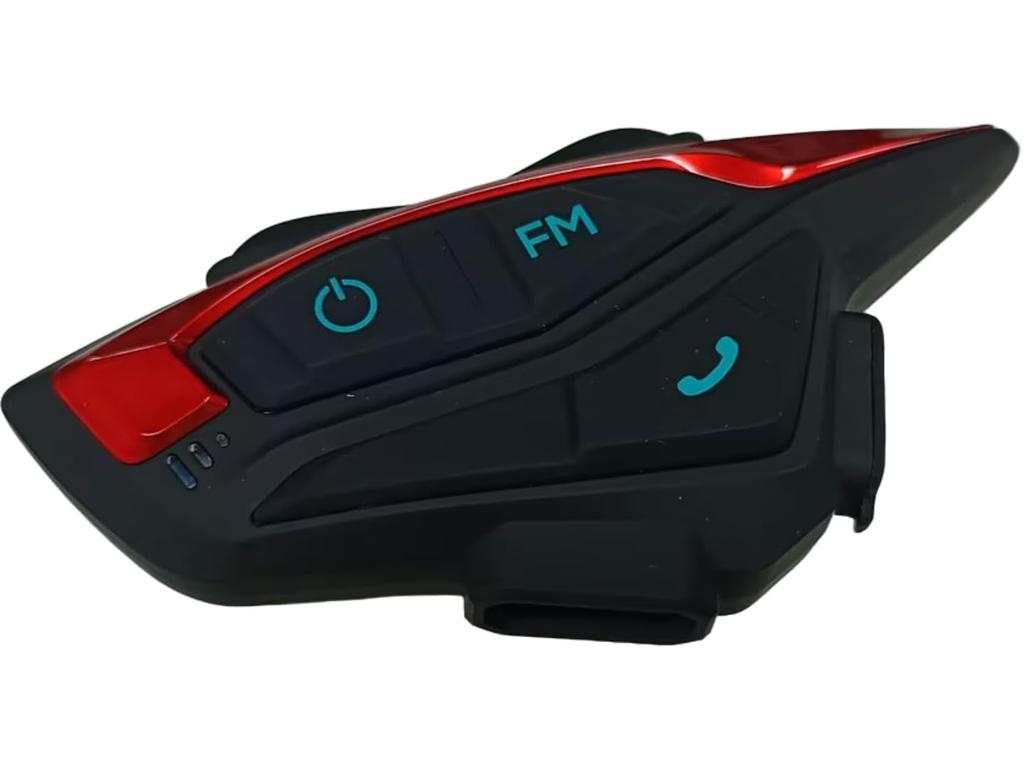 003 Intercomunicador para Motocicleta Llamada Simultánea para 2 Personas, Bluetooth 5.3, 28 Horas de Continuo