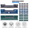 5-1PCS DDR3 DDR4 Laptop To Desktop Memory Adapter Card SO-DIMM To PC DIMM Card Connector Card Memory Stick RAM Connector Adapter