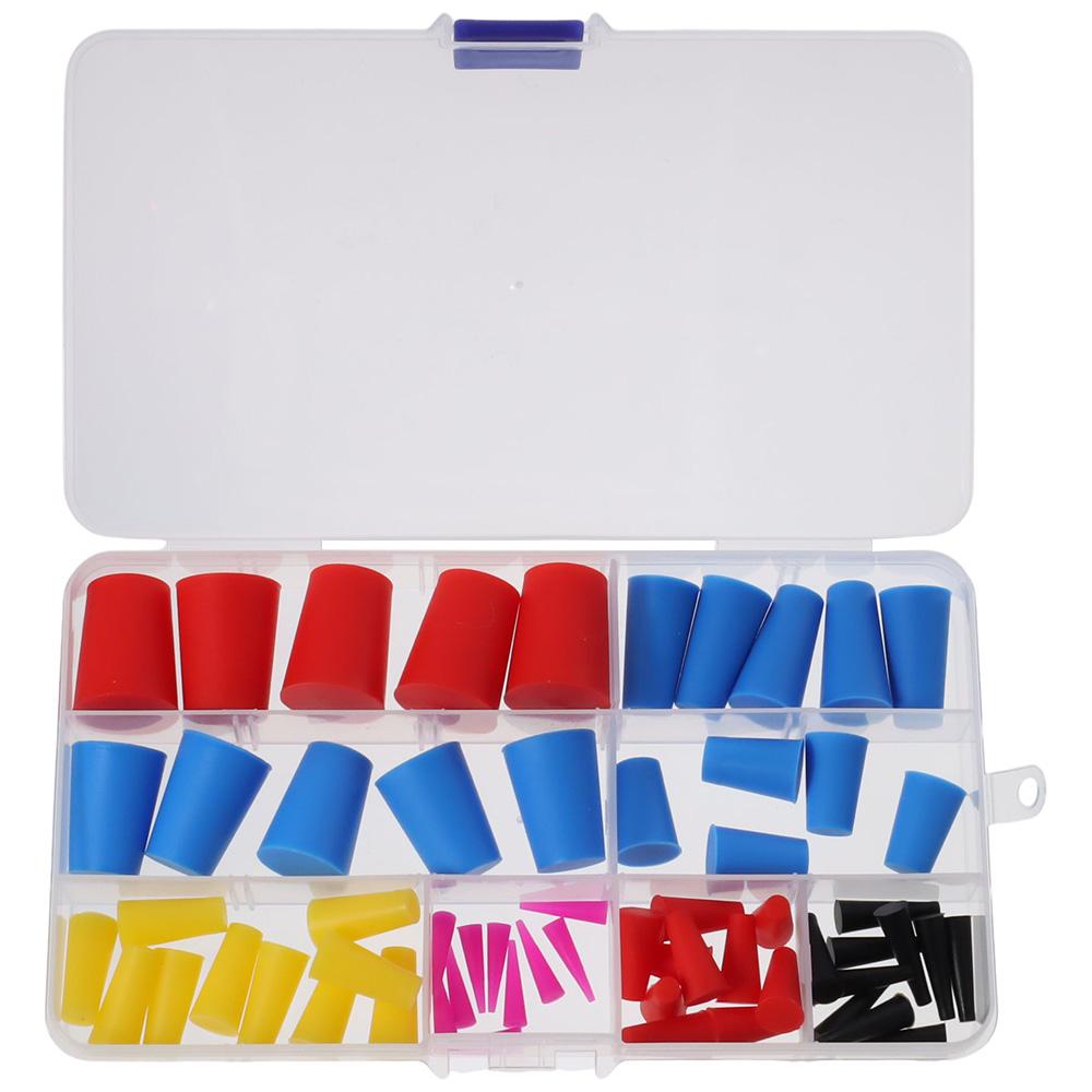 60pcs Multicolour Masking System Kit  Powder Coating, Painting, Anodizing, Plating & Media Blasting