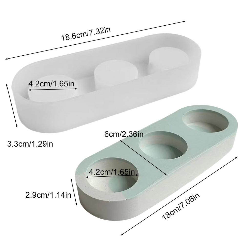 Tealight Holder Mold 3D Candle Holder Silicone Resin Mold Unique Candle Jar Resin Casting Mold For Candle Holder Jewelry