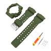 Uhrenarmband für Casio G-Shock GA-100/110/120/140 GD-100 GAX-100 GLS-100 Ersatz Gummi Silikon Matt Armband Strap + Gehäuse