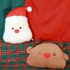 Santa Milu Cute Deer Cartoon Plush Doll Pillow For Christmas Decoration Home