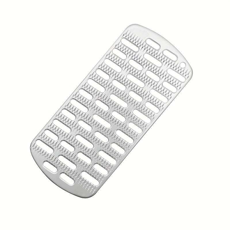 

1pc Leak Proof Aluminum Garlic , Ginger Grinder , Manual Kitchen Tool for Effortless Crushing and Mixing, Durable Metal Design for Home Cooking Aluminum Alloy Material - Hollow Ginger Grinder