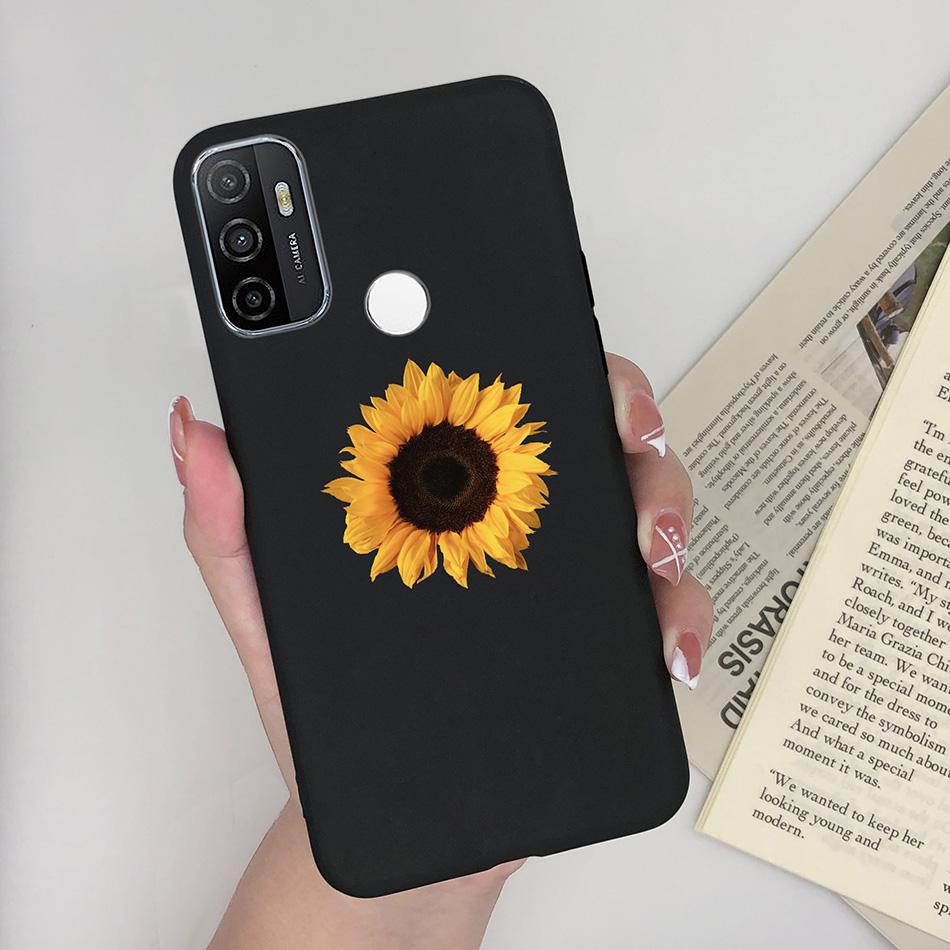 For OPPO A53S 2020 Case Cartoon Coque Heart Painted Silicone Phone Back Cover For Oppo A53s A 53s A53 S Oppoa53 2020 Shell Case