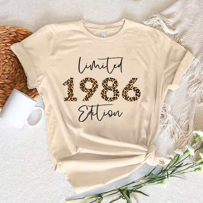 Oryginalny Unisex T-shirt z 1986 roku Vintage 1986 Graficzne Koszulki na Urodziny Unisex Koszulka na 40. Urodziny Prezent na 40. Urodziny Dla Unisex