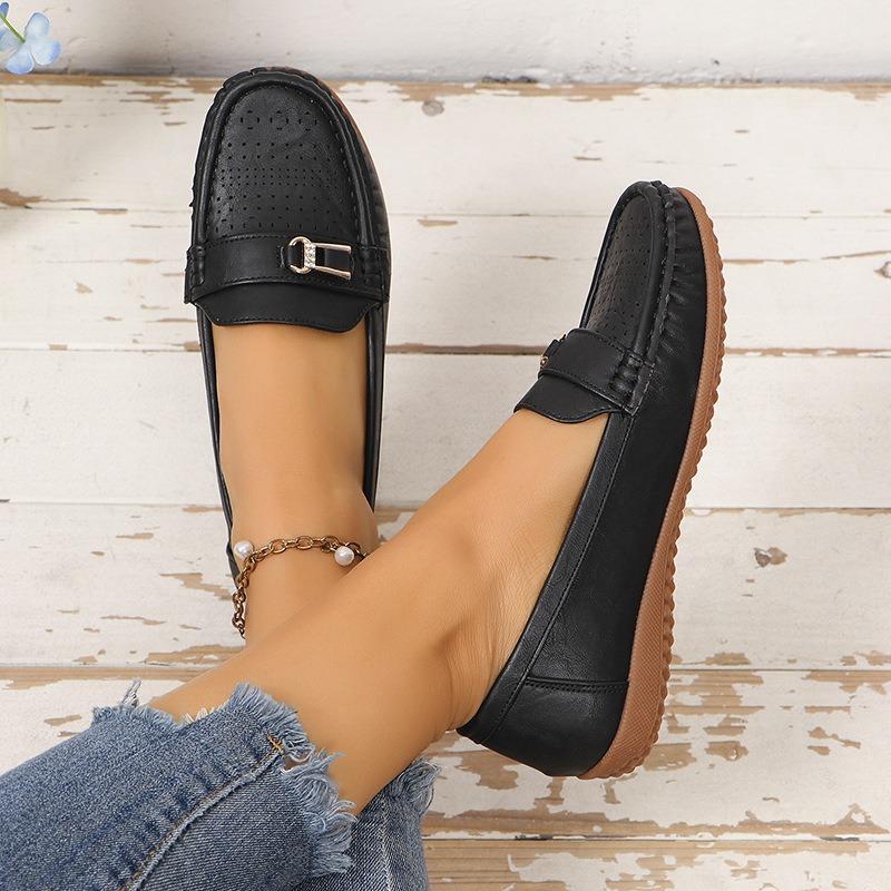 Doudou shoes women's new mother shoes large size non-slip nurse shoes one pedal casual single shoes women