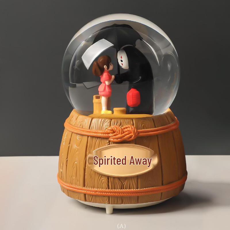Astronaut Crystal Ball Music Box Ornament - Student Snow Globe Birthday Gift