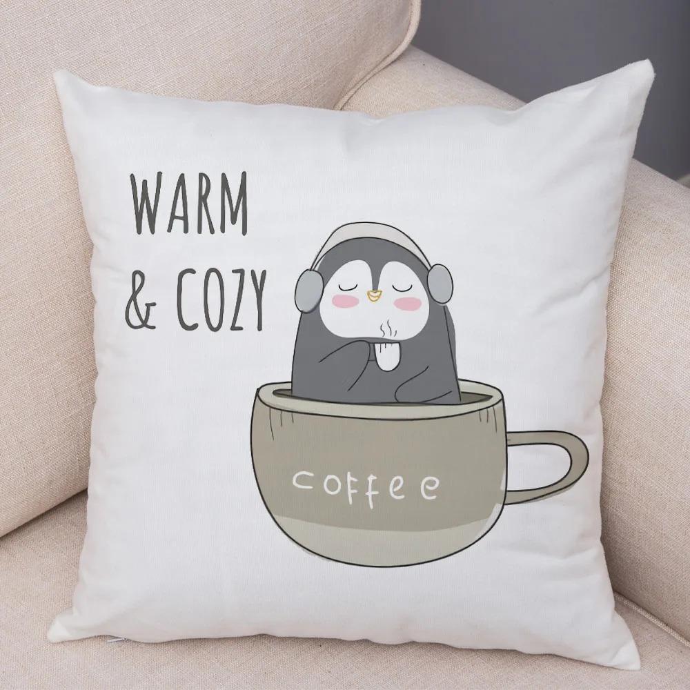 Cartoon Giraffe Monkey Decorative Pillowcase Office Living Room Car Ornaments Home Pillowcase