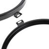 2pcs Metal 7 Inch Headlight Ring Mounting Bracket Retaining Replacement Parts Compatible For Tj