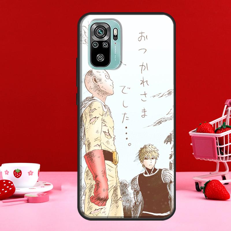 One Punch Man Anime For Redmi Note 10 Pro Case For Redmi Note 11 Pro Note 8 9 Pro 9S 10S 11S 9C 9A 9T Cover