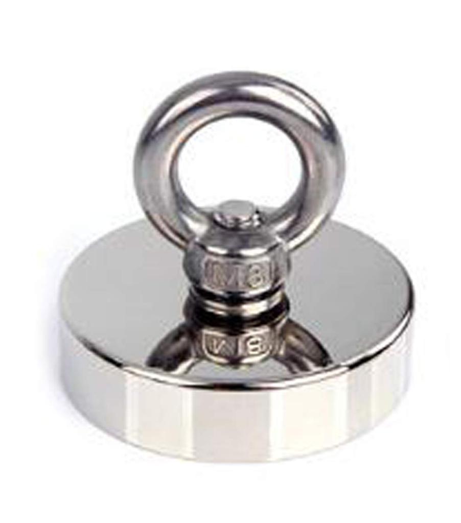 SONTAKUKOU Magnetic Super Strong Magnetic Hook with Rope for Treasure Hunting, Warehouse, Fishing, Drawing, River, Lake (KNJ20)