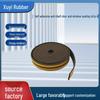 Self-Adhesive Soundproof Door and Window Sealing Strip, 9x2mm, Windproof and Insulating