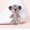 Rhinestone Brooch Cute   Shape Fashionable Exquisite Brooch Pin for Women Clothes Decoration Gift
