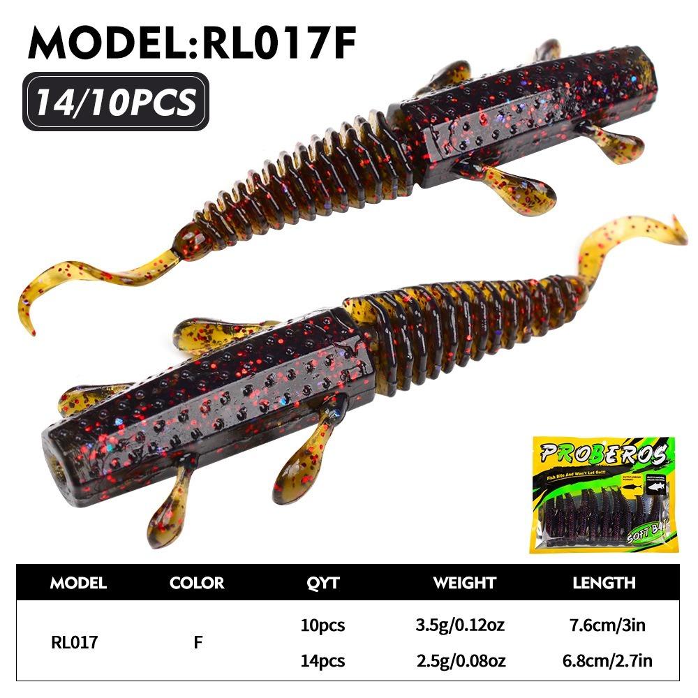 10pcs 7.6cm Soft Lures 3.5g Crankbait Lure Portable Swimbait Lure Pesca Gear
